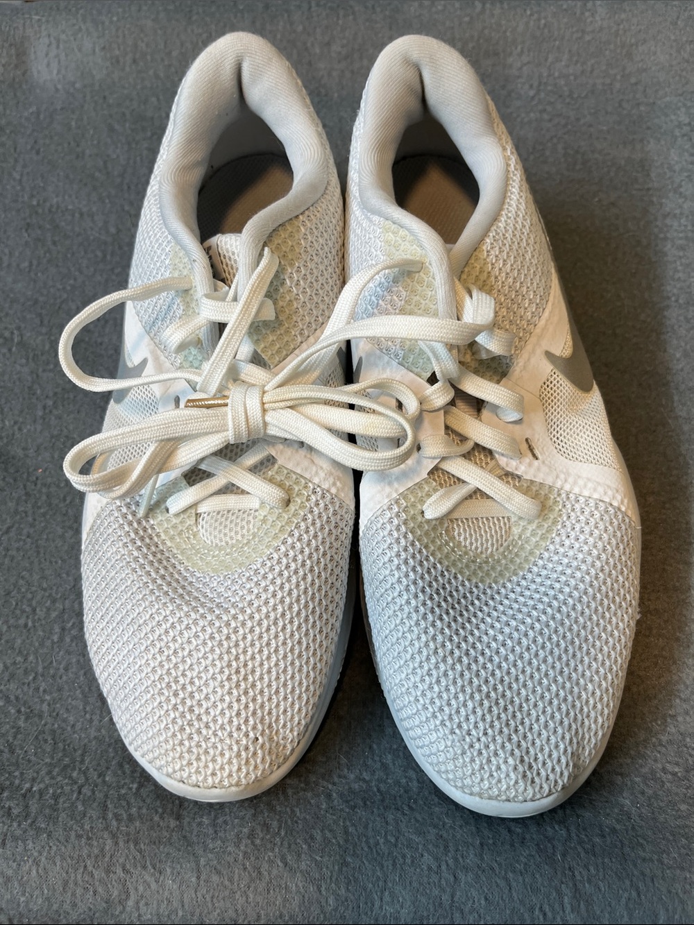 Nike Women’s White Mesh Athletic Sneakers